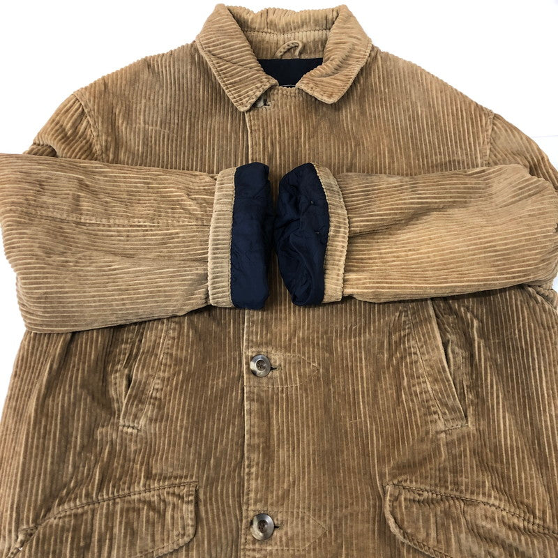 【中古品】【メンズ】 Eddie Bauer エディー・バウアー 00's WIDE WALE CORDUROY COAT 2000年代 太畝コーデュロイ コート アウター ジャケット 144-251113-ts-12-tei サイズ：M カラー：ブラウン 万代Net店