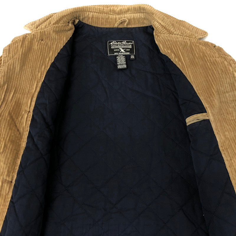 【中古品】【メンズ】 Eddie Bauer エディー・バウアー 00's WIDE WALE CORDUROY COAT 2000年代 太畝コーデュロイ コート アウター ジャケット 144-251113-ts-12-tei サイズ：M カラー：ブラウン 万代Net店
