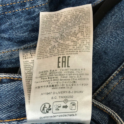 【中古品】【メンズ】 DIESEL ディーゼル PAINTER DENIM PANTS D-LIVERY-S-J A11947 ペインター デニムパンツ ボトムス ジーンズ 152-251113-ts-29-tei サイズ：w28 カラー：インディゴ 万代Net店