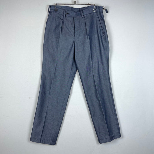 【中古品】【メンズ】 MACKINTOSH PHILOSOPHY マッキントッシュフィロソフィー PEACH SKIN TROUSERS H1R68-235-288 ピーチスキン トラウザー パンツ ボトムス 152-260623-yo-16-tei サイズ：40 カラー：ネイビー 万代Net店