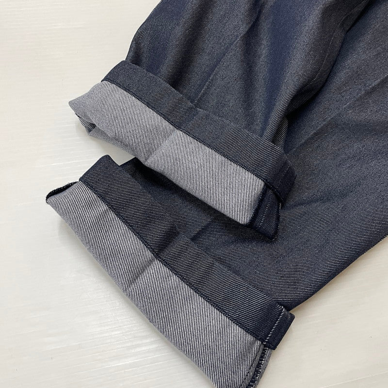 【中古品】【メンズ】 MACKINTOSH PHILOSOPHY マッキントッシュフィロソフィー PEACH SKIN TROUSERS H1R68-235-288 ピーチスキン トラウザー パンツ ボトムス 152-260623-yo-16-tei サイズ：40 カラー：ネイビー 万代Net店