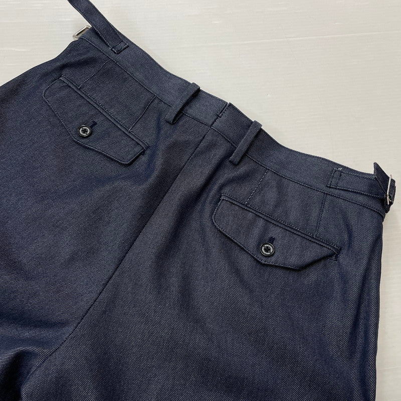 【中古品】【メンズ】 MACKINTOSH PHILOSOPHY マッキントッシュフィロソフィー PEACH SKIN TROUSERS H1R68-235-288 ピーチスキン トラウザー パンツ ボトムス 152-260623-yo-16-tei サイズ：40 カラー：ネイビー 万代Net店