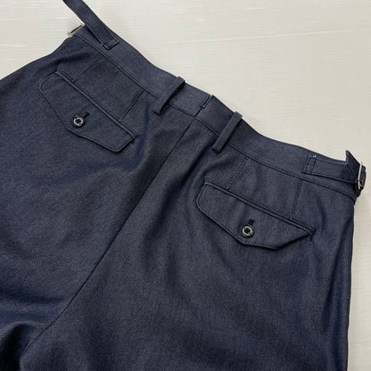 【中古品】【メンズ】 MACKINTOSH PHILOSOPHY マッキントッシュフィロソフィー PEACH SKIN TROUSERS H1R68-235-288 ピーチスキン トラウザー パンツ ボトムス 152-260623-yo-16-tei サイズ：40 カラー：ネイビー 万代Net店