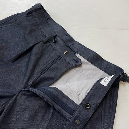 【中古品】【メンズ】 MACKINTOSH PHILOSOPHY マッキントッシュフィロソフィー PEACH SKIN TROUSERS H1R68-235-288 ピーチスキン トラウザー パンツ ボトムス 152-260623-yo-16-tei サイズ：40 カラー：ネイビー 万代Net店