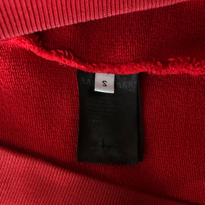 【中古品】【メンズ】 BALENCIAGA バレンシアガ 20AW BACK LOGO MEDIUM FIT HOODIE バックロゴ ミディアム フィット フーディ 長袖 トップス プルオーバー パーカー 141-251114-yo-04-tei サイズ：S カラー：レッド 万代Net店