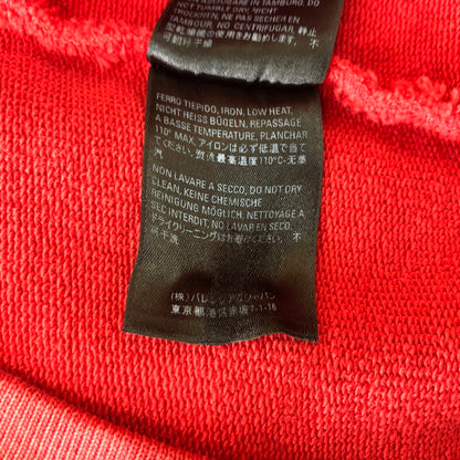 【中古品】【メンズ】 BALENCIAGA バレンシアガ 20AW BACK LOGO MEDIUM FIT HOODIE バックロゴ ミディアム フィット フーディ 長袖 トップス プルオーバー パーカー 141-251114-yo-04-tei サイズ：S カラー：レッド 万代Net店