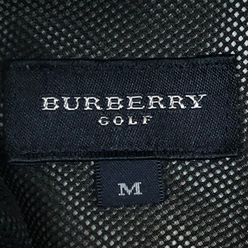【中古品】【メンズ】 BURBERRY バーバリー GOLF NYLON SET UP JACKET PANTS BGP90-050-09 ゴルフ ナイロン セットアップ ジャケット パンツ ライトアウター ボトムス 141-251113-ts-07-tei サイズ：M カラー：ブラック 万代Net店