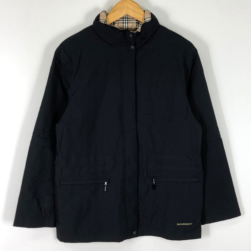 【中古品】【メンズ】 BURBERRY バーバリー GOLF NYLON SET UP JACKET PANTS BGP90-050-09 ゴルフ ナイロン セットアップ ジャケット パンツ ライトアウター ボトムス 141-251113-ts-07-tei サイズ：M カラー：ブラック 万代Net店