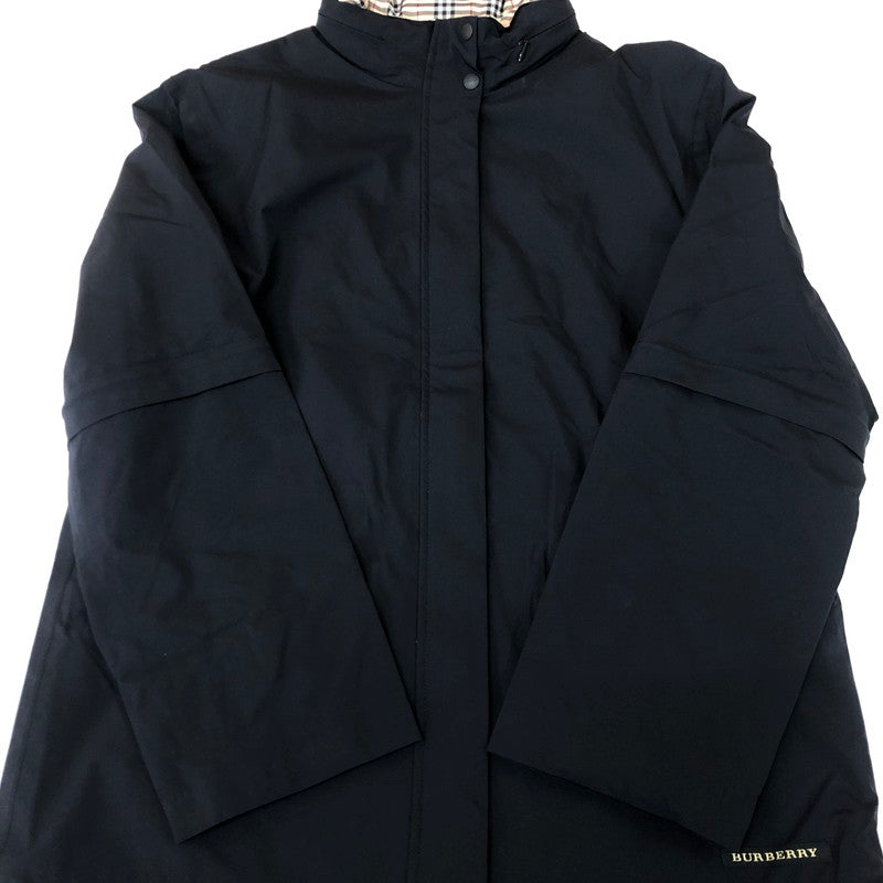 【中古品】【メンズ】 BURBERRY バーバリー GOLF NYLON SET UP JACKET PANTS BGP90-050-09 ゴルフ ナイロン セットアップ ジャケット パンツ ライトアウター ボトムス 141-251113-ts-07-tei サイズ：M カラー：ブラック 万代Net店