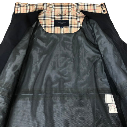 【中古品】【メンズ】 BURBERRY バーバリー GOLF NYLON SET UP JACKET PANTS BGP90-050-09 ゴルフ ナイロン セットアップ ジャケット パンツ ライトアウター ボトムス 141-251113-ts-07-tei サイズ：M カラー：ブラック 万代Net店