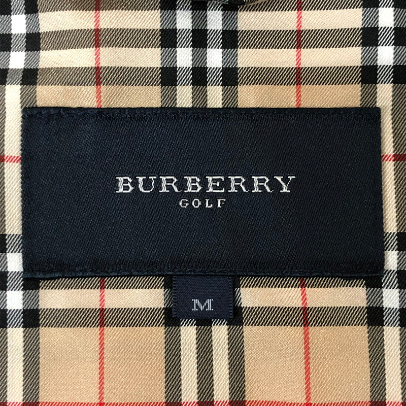 【中古品】【メンズ】 BURBERRY バーバリー GOLF NYLON SET UP JACKET PANTS BGP90-050-09 ゴルフ ナイロン セットアップ ジャケット パンツ ライトアウター ボトムス 141-251113-ts-07-tei サイズ：M カラー：ブラック 万代Net店