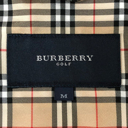 【中古品】【メンズ】 BURBERRY バーバリー GOLF NYLON SET UP JACKET PANTS BGP90-050-09 ゴルフ ナイロン セットアップ ジャケット パンツ ライトアウター ボトムス 141-251113-ts-07-tei サイズ：M カラー：ブラック 万代Net店