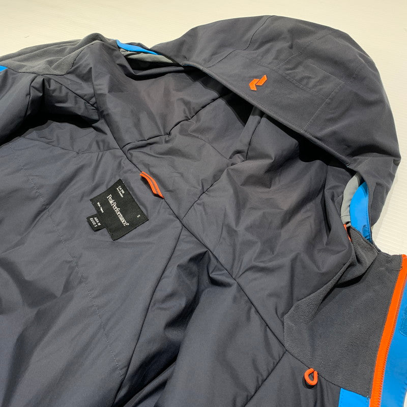 【中古品】【メンズ】 Peak Performance ピークパフォーマンス HELI CHILKAT JACKET G49089009 ヘリ チルカット ジャケット スノーボードジャケット アウター ウィンタースポーツ 120-260906-ko-02-teih サイズ：M カラー：ブルー系 万代Net店