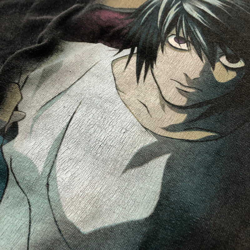 【現状渡し品】【メンズ】 DEATH NOTE L デスノート 00's L S/S TEE 2000年代 エル ショートスリーブ Tシャツ 半袖 トップス 145-260711-sa-16-tei サイズ：M カラー：ブラック 万代Net店