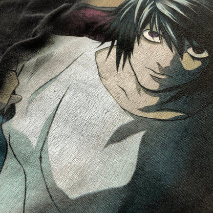 【現状渡し品】【メンズ】 DEATH NOTE L デスノート 00's L S/S TEE 2000年代 エル ショートスリーブ Tシャツ 半袖 トップス 145-260711-sa-16-tei サイズ：M カラー：ブラック 万代Net店