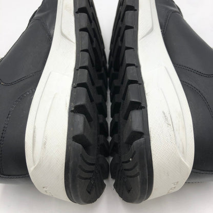 【中古品】【レディース】 PRADA プラダ プラックス01 レザー スニーカー 1E804M スニーカー 靴 182-251116-yy-07-tei サイズ：34 1/2 カラー：ブラック 万代Net店