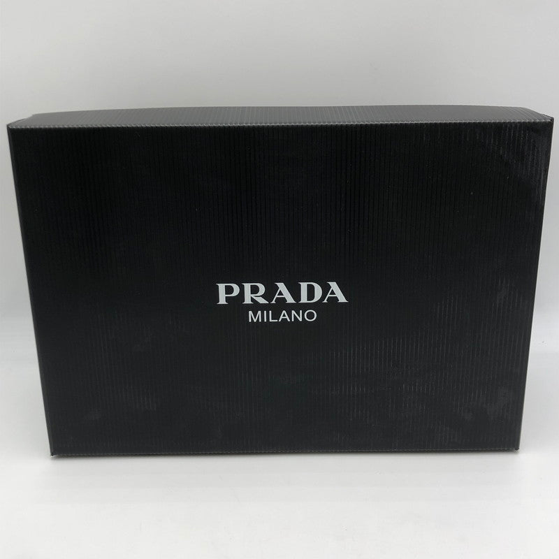 【中古品】【レディース】 PRADA プラダ プラックス01 レザー スニーカー 1E804M スニーカー 靴 182-251116-yy-07-tei サイズ：34 1/2 カラー：ブラック 万代Net店