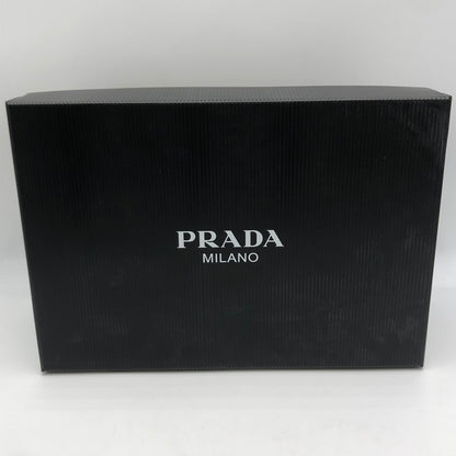 【中古品】【レディース】 PRADA プラダ プラックス01 レザー スニーカー 1E804M スニーカー 靴 182-251116-yy-07-tei サイズ：34 1/2 カラー：ブラック 万代Net店