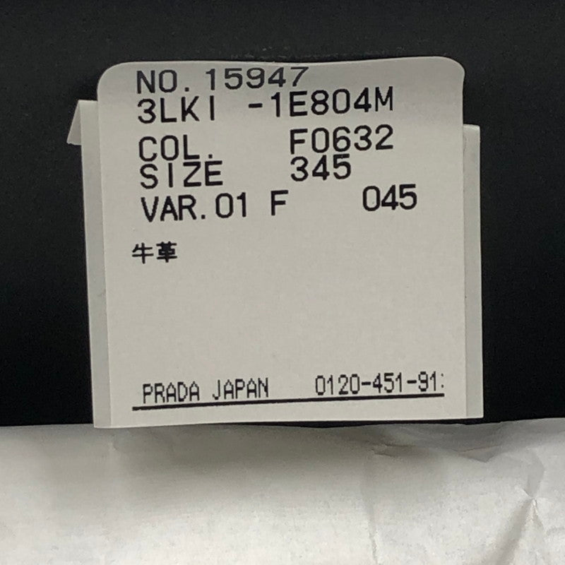 【中古品】【レディース】 PRADA プラダ プラックス01 レザー スニーカー 1E804M スニーカー 靴 182-251116-yy-07-tei サイズ：34 1/2 カラー：ブラック 万代Net店