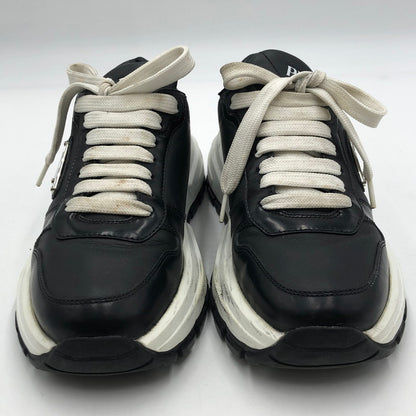 【中古品】【レディース】 PRADA プラダ プラックス01 レザー スニーカー 1E804M スニーカー 靴 182-251116-yy-07-tei サイズ：34 1/2 カラー：ブラック 万代Net店