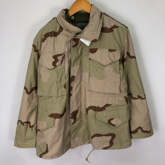 【中古品】【メンズ】 U.S ARMY アメリカ軍 M-65 FIELD JACKET フィールド ジャケット ライトアウター 145-251112-ks-19-tei サイズ：XS～S カラー：カモ柄 万代Net店