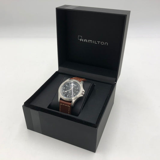 【中古品】【メンズ】 HAMILTON ハミルトン KHAKI KING QUARTZ WATCH H64451 カーキキング クォーツ腕時計 時計 197-251116-ts-04-tei カラー：シルバー 万代Net店