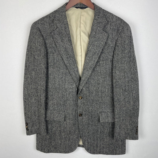 【中古品】【メンズ】 LOYD＆HAIG ロイドアンドヘイグ HARRIS TWEED TAILORED JACKET ハリス ツイードテーラード ジャケット ライトアウター 147-251217-ts-11-tei サイズ：98-86-180 カラー：グレー 万代Net店