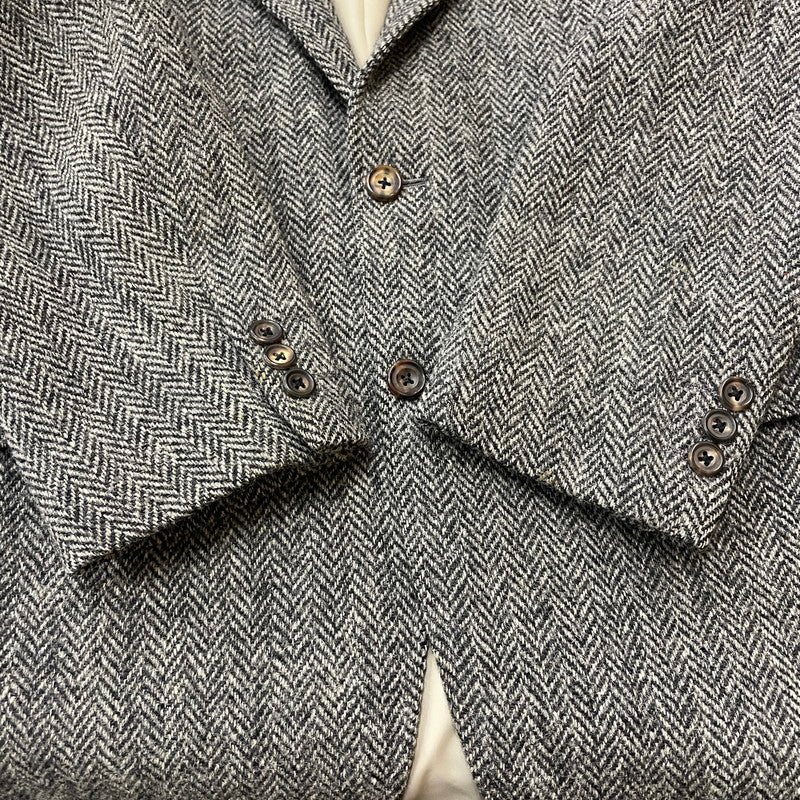 【中古品】【メンズ】 LOYD＆HAIG ロイドアンドヘイグ HARRIS TWEED TAILORED JACKET ハリス ツイードテーラード ジャケット ライトアウター 147-251217-ts-11-tei サイズ：98-86-180 カラー：グレー 万代Net店