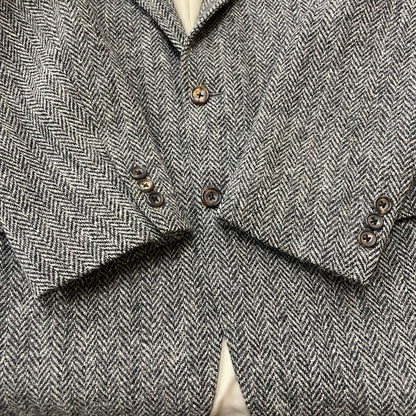 【中古品】【メンズ】 LOYD＆HAIG ロイドアンドヘイグ HARRIS TWEED TAILORED JACKET ハリス ツイードテーラード ジャケット ライトアウター 147-251217-ts-11-tei サイズ：98-86-180 カラー：グレー 万代Net店