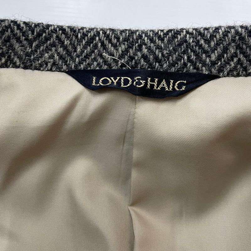 【中古品】【メンズ】 LOYD＆HAIG ロイドアンドヘイグ HARRIS TWEED TAILORED JACKET ハリス ツイードテーラード ジャケット ライトアウター 147-251217-ts-11-tei サイズ：98-86-180 カラー：グレー 万代Net店