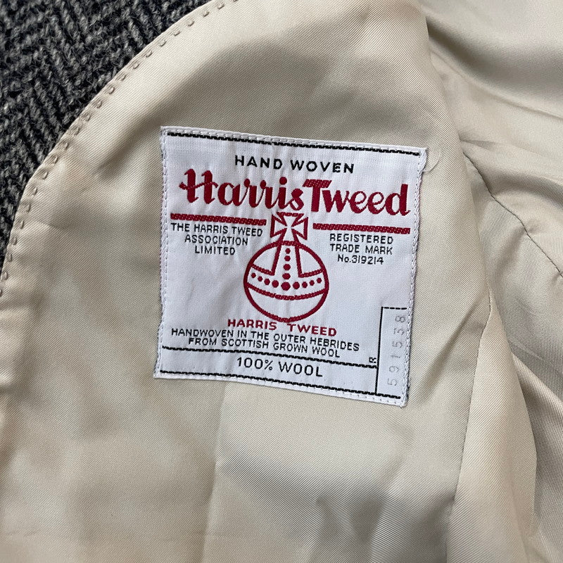 【中古品】【メンズ】 LOYD＆HAIG ロイドアンドヘイグ HARRIS TWEED TAILORED JACKET ハリス ツイードテーラード ジャケット ライトアウター 147-251217-ts-11-tei サイズ：98-86-180 カラー：グレー 万代Net店