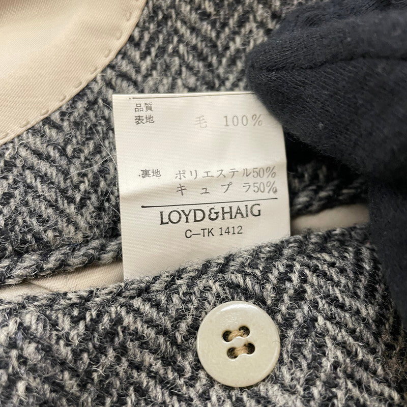 【中古品】【メンズ】 LOYD＆HAIG ロイドアンドヘイグ HARRIS TWEED TAILORED JACKET ハリス ツイードテーラード ジャケット ライトアウター 147-251217-ts-11-tei サイズ：98-86-180 カラー：グレー 万代Net店
