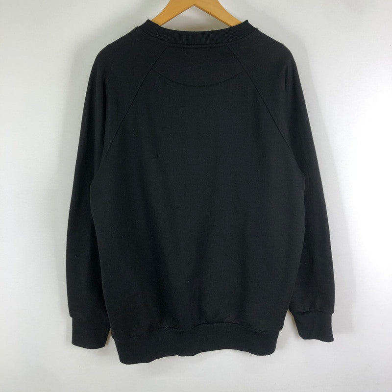【中古品】【メンズ】 UNKNOWN WHY MEN ARE SCARED OF YOU PRINT SWEAT プリント スウェット 長袖 トップス トレーナー 147-251125-yo-17-tei サイズ：L カラー：ブラック 万代Net店