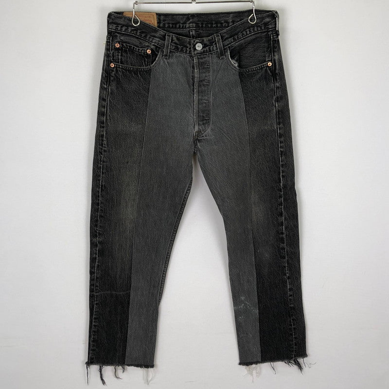 【現状渡し品】【メンズ】 Levi's リーバイス 501 HEXICO DEFORMER DENIM 501-0660 ヘキシコ デフォーマー デニム ボトムス ジーンズ ボタン裏刻印 511 156-251117-yy-31-tei サイズ：W34 カラー：ブラック 万代Net店
