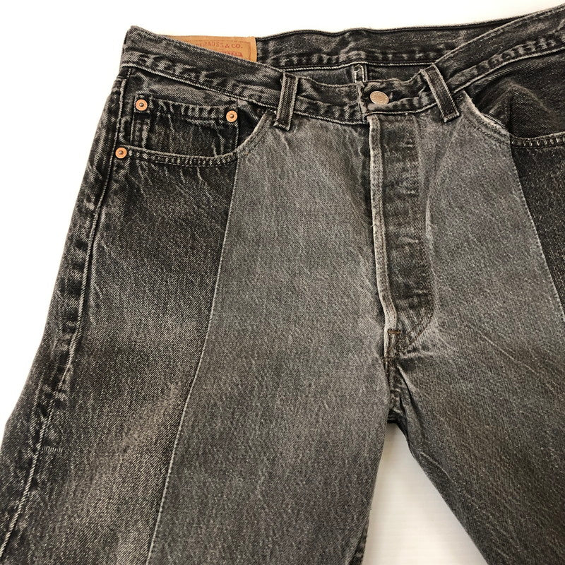 【現状渡し品】【メンズ】 Levi's リーバイス 501 HEXICO DEFORMER DENIM 501-0660 ヘキシコ デフォーマー デニム ボトムス ジーンズ ボタン裏刻印 511 156-251117-yy-31-tei サイズ：W34 カラー：ブラック 万代Net店