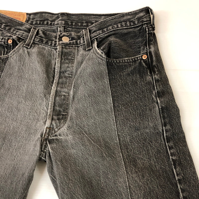 【現状渡し品】【メンズ】 Levi's リーバイス 501 HEXICO DEFORMER DENIM 501-0660 ヘキシコ デフォーマー デニム ボトムス ジーンズ ボタン裏刻印 511 156-251117-yy-31-tei サイズ：W34 カラー：ブラック 万代Net店