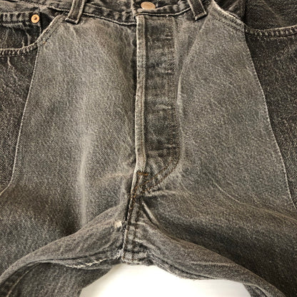 【現状渡し品】【メンズ】 Levi's リーバイス 501 HEXICO DEFORMER DENIM 501-0660 ヘキシコ デフォーマー デニム ボトムス ジーンズ ボタン裏刻印 511 156-251117-yy-31-tei サイズ：W34 カラー：ブラック 万代Net店