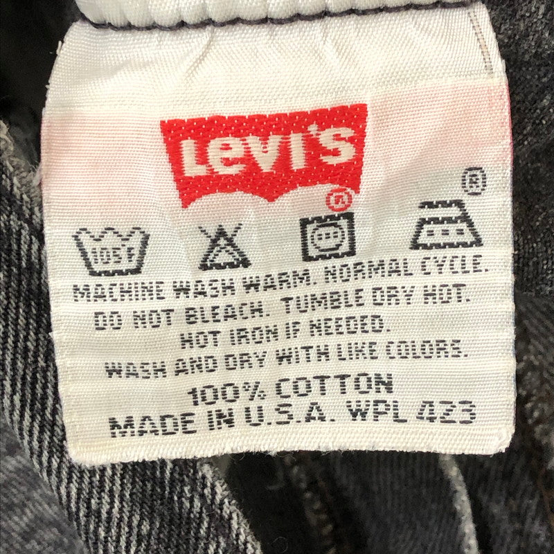 【現状渡し品】【メンズ】 Levi's リーバイス 501 HEXICO DEFORMER DENIM 501-0660 ヘキシコ デフォーマー デニム ボトムス ジーンズ ボタン裏刻印 511 156-251117-yy-31-tei サイズ：W34 カラー：ブラック 万代Net店