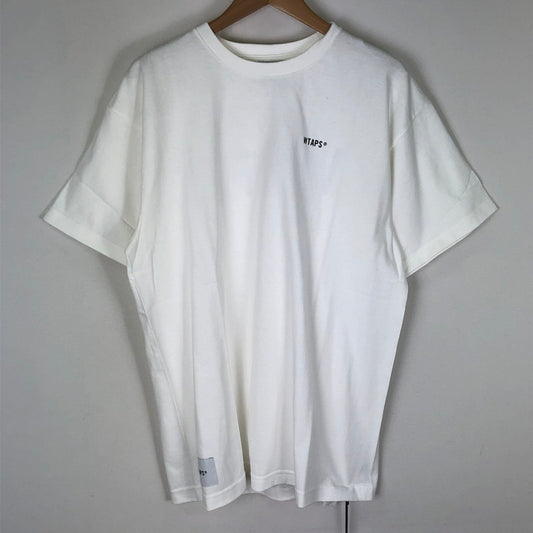 【中古品】【メンズ】 WTAPS ダブルタップス 22SS STANDART/SS/COTTON 221ATDT-STM10S スタンダート ショートスリーブ コットン Tシャツ 半袖 トップス 142-251117-yy-13-tei サイズ：02 カラー：ホワイト 万代Net店
