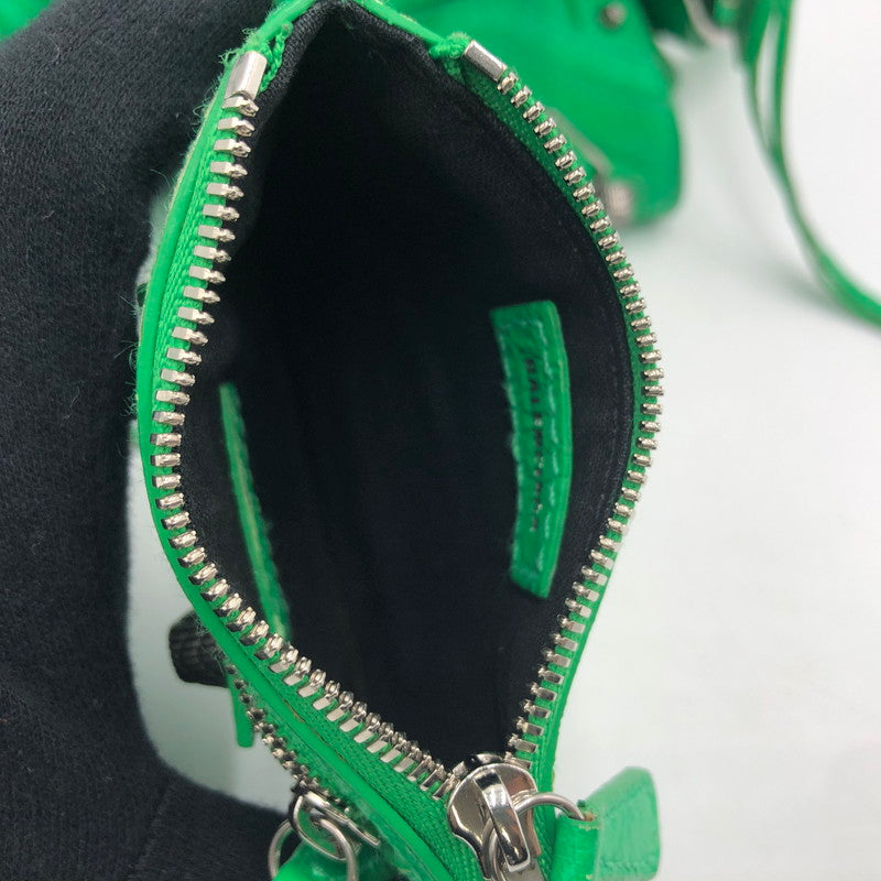【現状渡し品】【レディース】 BALENCIAGA バレンシアガ NEO CAGOLE XS BAG 700904 ネオカゴール エックスエス バッグ カバン ショルダーバッグ 180-251116-ts-05-tei カラー：グリーン 万代Net店
