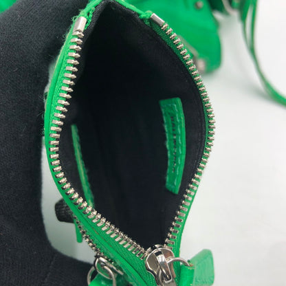 【現状渡し品】【レディース】 BALENCIAGA バレンシアガ NEO CAGOLE XS BAG 700904 ネオカゴール エックスエス バッグ カバン ショルダーバッグ 180-251116-ts-05-tei カラー：グリーン 万代Net店