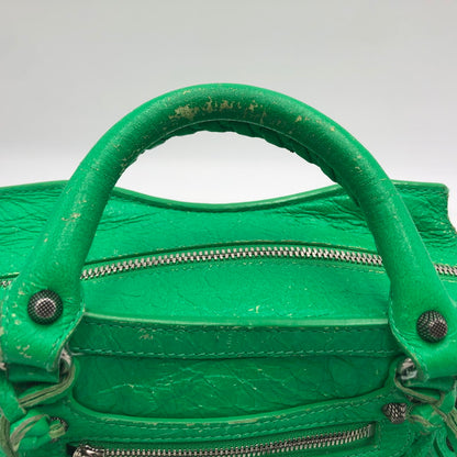 【現状渡し品】【レディース】 BALENCIAGA バレンシアガ NEO CAGOLE XS BAG 700904 ネオカゴール エックスエス バッグ カバン ショルダーバッグ 180-251116-ts-05-tei カラー：グリーン 万代Net店