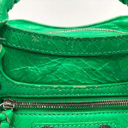 【現状渡し品】【レディース】 BALENCIAGA バレンシアガ NEO CAGOLE XS BAG 700904 ネオカゴール エックスエス バッグ カバン ショルダーバッグ 180-251116-ts-05-tei カラー：グリーン 万代Net店