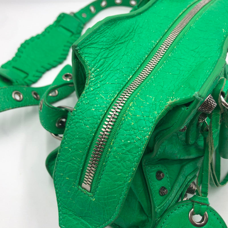 【現状渡し品】【レディース】 BALENCIAGA バレンシアガ NEO CAGOLE XS BAG 700904 ネオカゴール エックスエス バッグ カバン ショルダーバッグ 180-251116-ts-05-tei カラー：グリーン 万代Net店