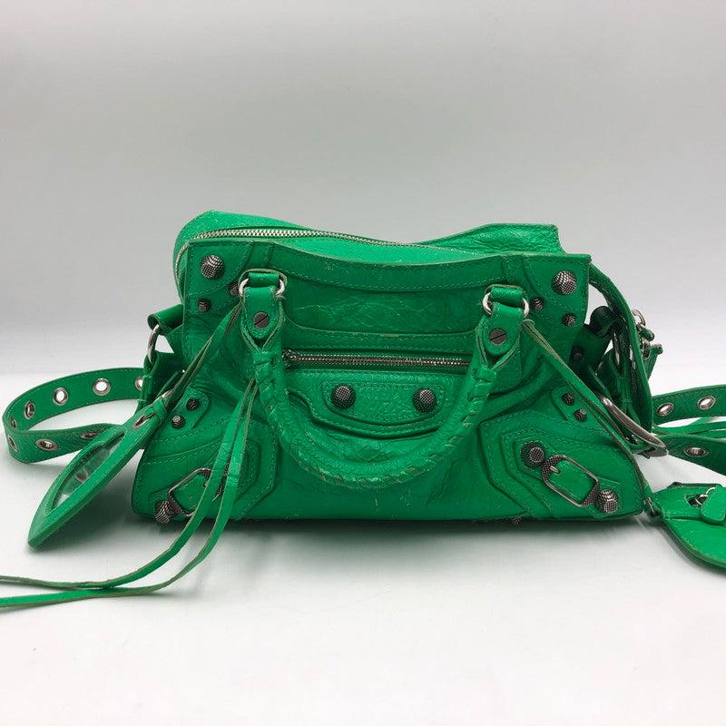 【現状渡し品】【レディース】 BALENCIAGA バレンシアガ NEO CAGOLE XS BAG 700904 ネオカゴール エックスエス バッグ カバン ショルダーバッグ 180-251116-ts-05-tei カラー：グリーン 万代Net店