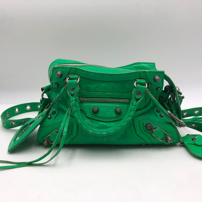 【現状渡し品】【レディース】 BALENCIAGA バレンシアガ NEO CAGOLE XS BAG 700904 ネオカゴール エックスエス バッグ カバン ショルダーバッグ 180-251116-ts-05-tei カラー：グリーン 万代Net店