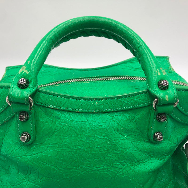 【現状渡し品】【レディース】 BALENCIAGA バレンシアガ NEO CAGOLE XS BAG 700904 ネオカゴール エックスエス バッグ カバン ショルダーバッグ 180-251116-ts-05-tei カラー：グリーン 万代Net店