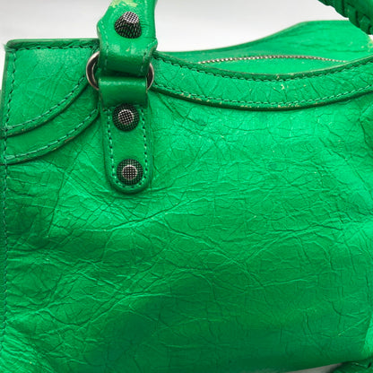 【現状渡し品】【レディース】 BALENCIAGA バレンシアガ NEO CAGOLE XS BAG 700904 ネオカゴール エックスエス バッグ カバン ショルダーバッグ 180-251116-ts-05-tei カラー：グリーン 万代Net店