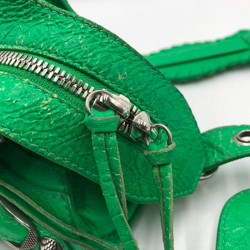 【現状渡し品】【レディース】 BALENCIAGA バレンシアガ NEO CAGOLE XS BAG 700904 ネオカゴール エックスエス バッグ カバン ショルダーバッグ 180-251116-ts-05-tei カラー：グリーン 万代Net店