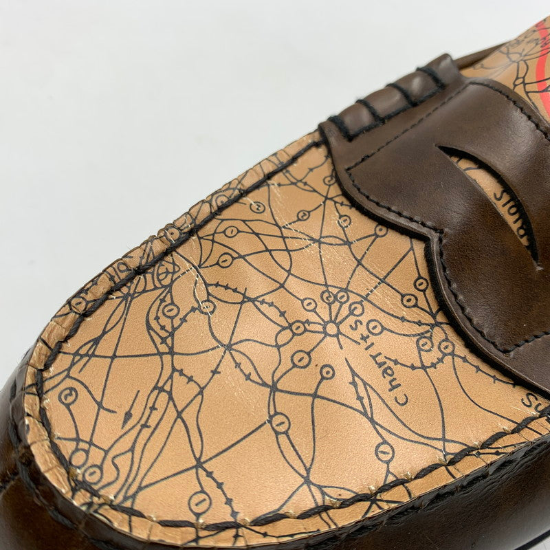 【中古品】【メンズ】 AVIREX アヴィレックス × KENFORD ケンフォード 別注 コラボ TANKSOLE LOAFERS ICON OF FLIGHT タンクソール ローファー アイコン オブ フライト 靴 164-251225-ko-17-tei サイズ：26.5cm カラー：ブラウン 万代Net店